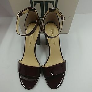 IVANKA TRUMP Klover Dark red Patent Leather 8.5 M